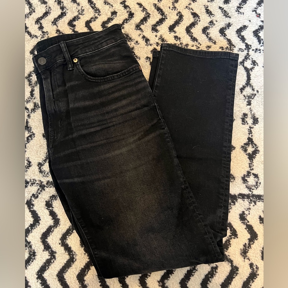 American Eagle Outfitters Athletic Straight Black Jeans